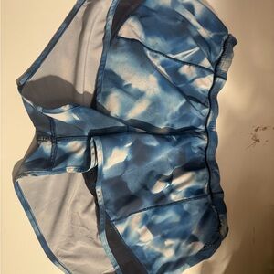 Blue Tie-Dye Lululemon shorts